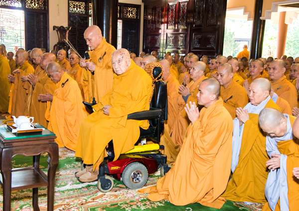 Lễ chúc Tết Hoà thượng Ân Sư 2017