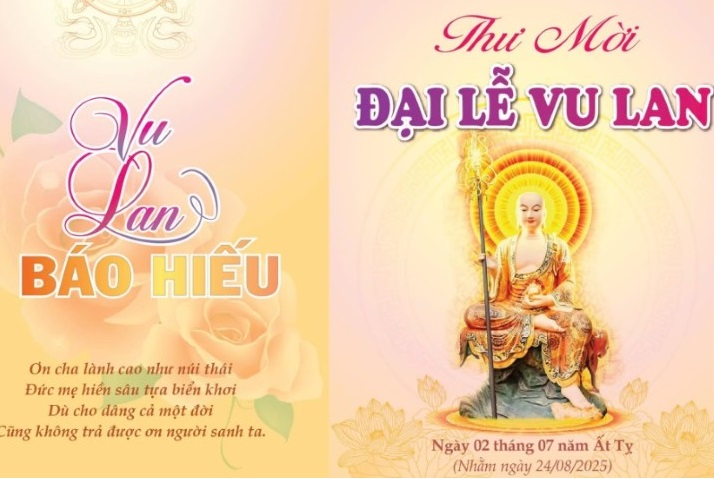 Mời Dự Đại Lễ Vu Lan Báo Hiếu PL.2569-DL.2025 tại TVTL Sùng Phúc